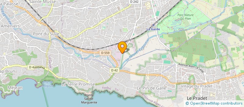 localisation de l'entreprise B IMMO 1 à LA GARDE
