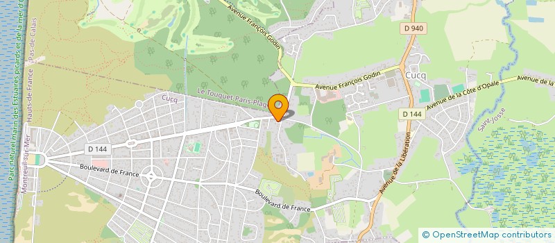 localisation de l'entreprise B. IMMO  CUCQ