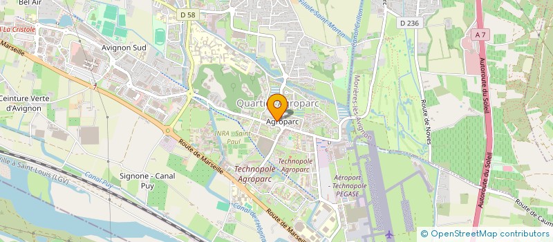 localisation de l'entreprise B IMMO  L'ISLE-SUR-LA-SORGUE