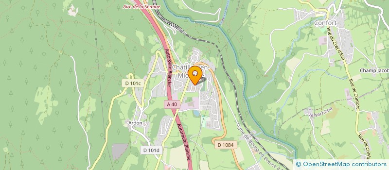 localisation de l'entreprise B-IMMO à VALSERHONE