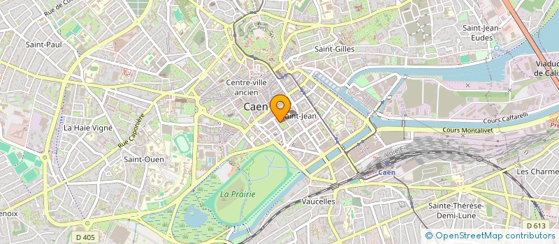 localisation de l'entreprise B IMMO à CAEN