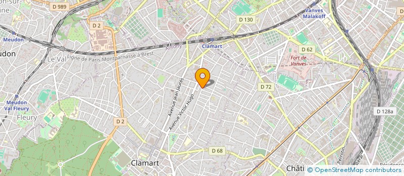 localisation de l'entreprise B-IMMO SASU à CLAMART