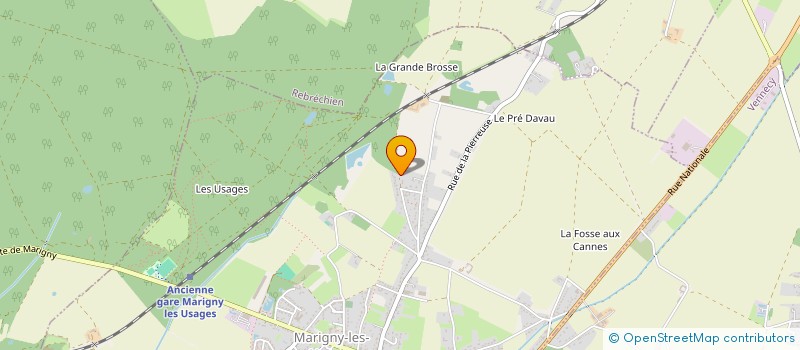 localisation de l'entreprise B INDUSTRIE à MARIGNY-LES-USAGES