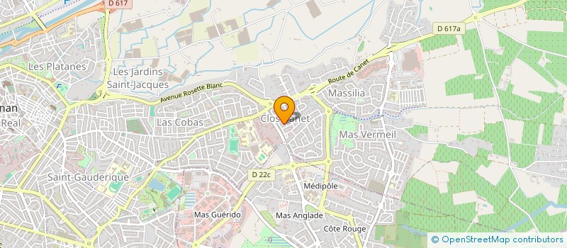 localisation de l'entreprise B INITIAL  PERPIGNAN