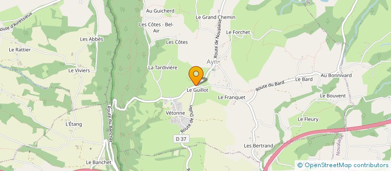 localisation de l'entreprise B-INVEST  AYN