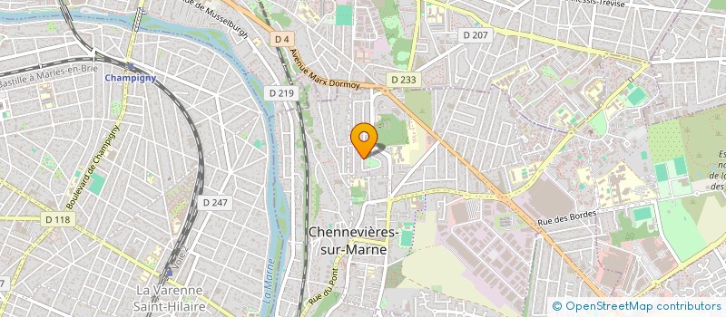 localisation de l'entreprise B INVEST IMMO  CHENNEVIERES-SUR-MARNE