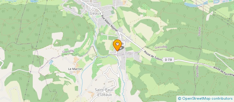 localisation de l'entreprise B'IZEAUX  IZEAUX