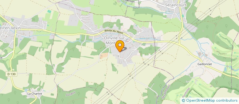 localisation de l'entreprise B.J  OINVILLE-SUR-MONTCIENT