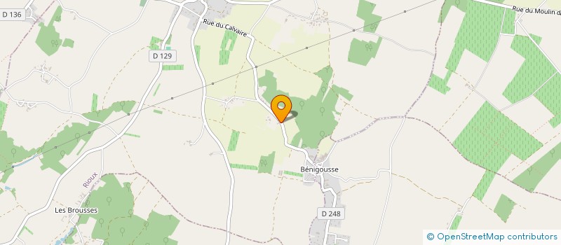 localisation de l'entreprise B.J. BAT  RIOUX