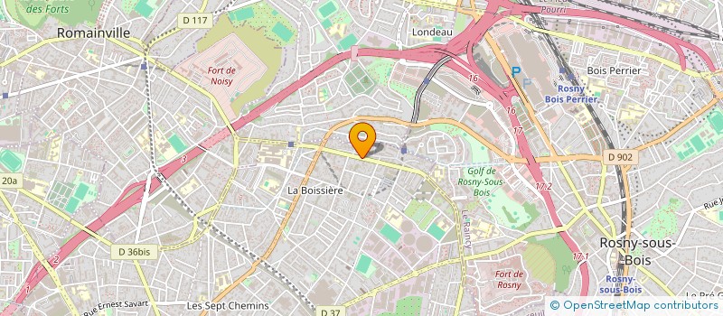 localisation de l'entreprise B.J.C HAIRCUT à MONTREUIL