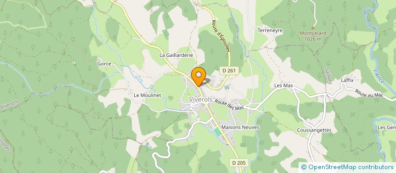 localisation de l'entreprise B.J.F.P  VIVEROLS