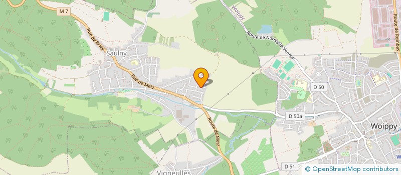 localisation de l'entreprise B&J FAMILLY  SAULNY