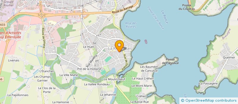 localisation de l'entreprise B&J HOLDING  LA RICHARDAIS