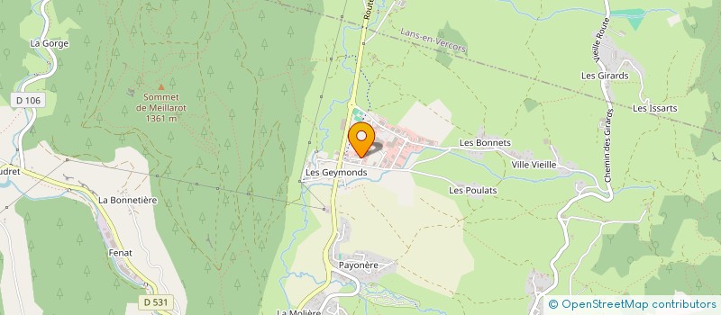 localisation de l'entreprise B J KEV  VILLARD-DE-LANS