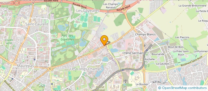 localisation de l'entreprise B J L  CESSON-SEVIGNE