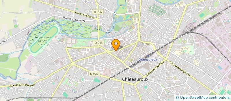 localisation de l'entreprise B.J.LUXE à CHATEAUROUX