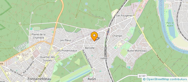 localisation de l'entreprise B.J.M.  AVON