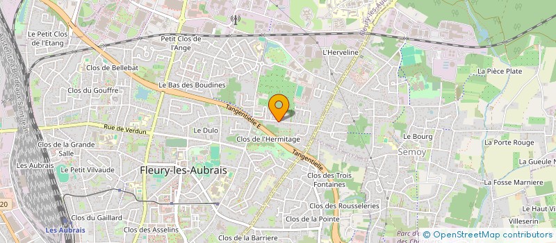 localisation de l'entreprise B.J.O. à FLEURY-LES-AUBRAIS