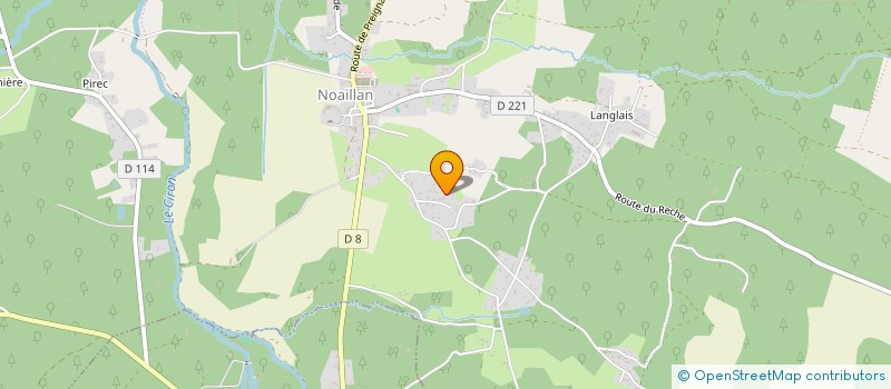 localisation de l'entreprise B.J.P  NOAILLAN