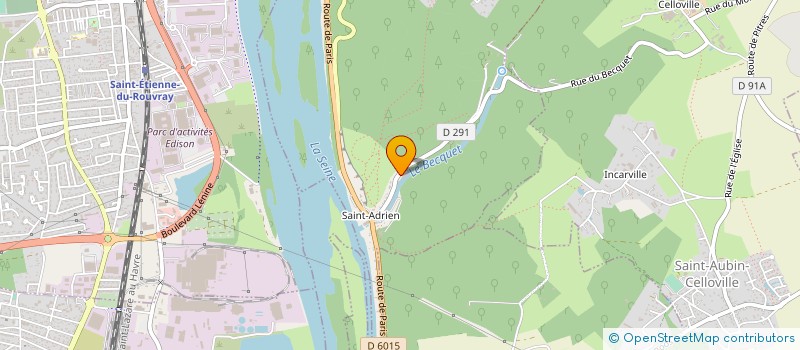 localisation de l'entreprise B&J PIRES à ROUEN