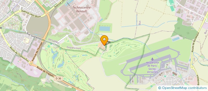 localisation de l'entreprise B.J PROJECTS  GUYANCOURT