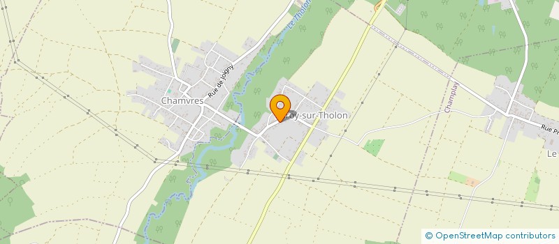 localisation de l'entreprise B.J.T. à PAROY-SUR-THOLON