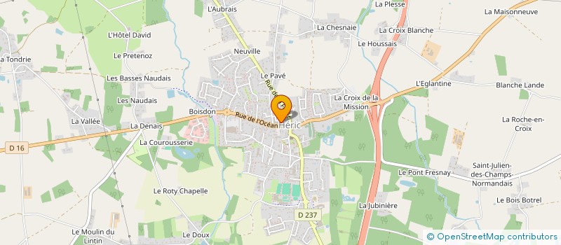 localisation de l'entreprise B.JANNAULT  HERIC