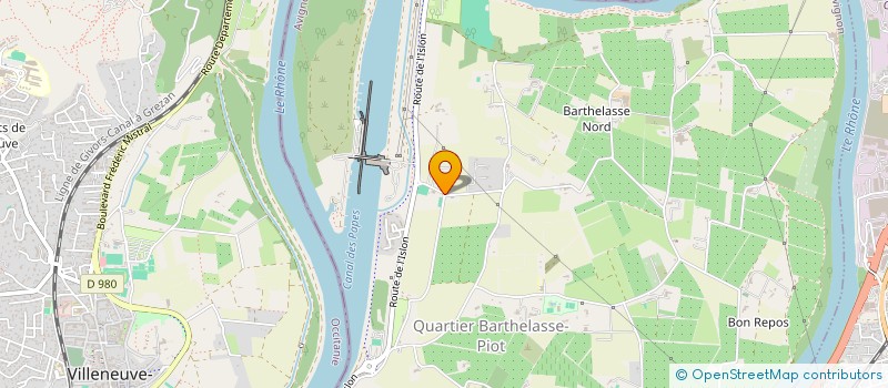 localisation de l'entreprise B.K.  AVIGNON