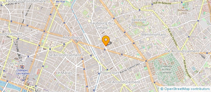 localisation de l'entreprise B & K  PARIS