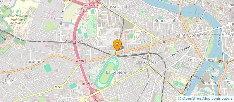 localisation de l'entreprise B&K à TOULOUSE