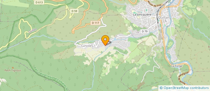 localisation de l'entreprise B & K  GINOLES