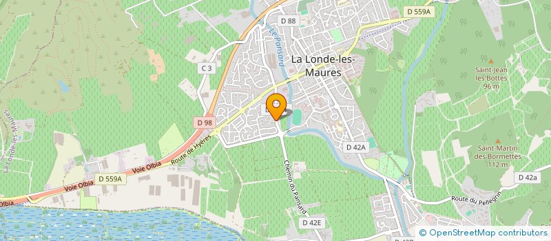 localisation de l'entreprise B&K à LA LONDE-LES-MAURES