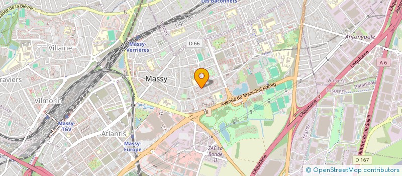 localisation de l'entreprise B K DRIVER  MASSY