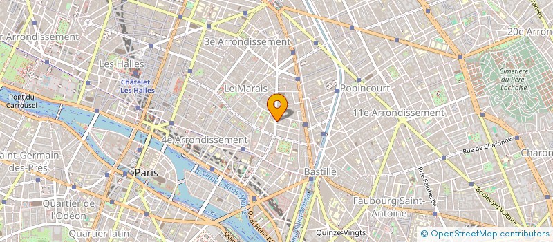 localisation de l'entreprise B&K IMMO  PARIS