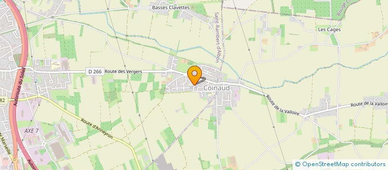 localisation de l'entreprise B K INTERNATIONAL  ANNEYRON