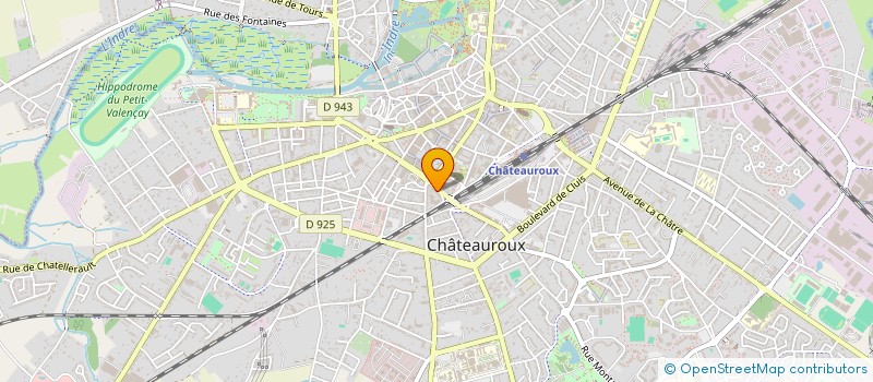 localisation de l'entreprise B.K.L. ET ASSOCIES à CHATEAUROUX
