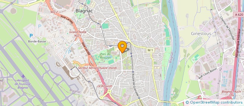 localisation de l'entreprise B.K MULTISERVICES  BLAGNAC