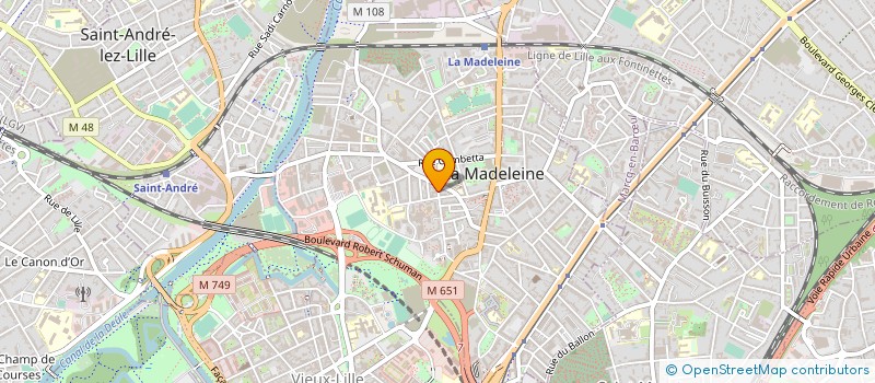 localisation de l'entreprise B K N RECORDS & PUBLISHING à LA MADELEINE