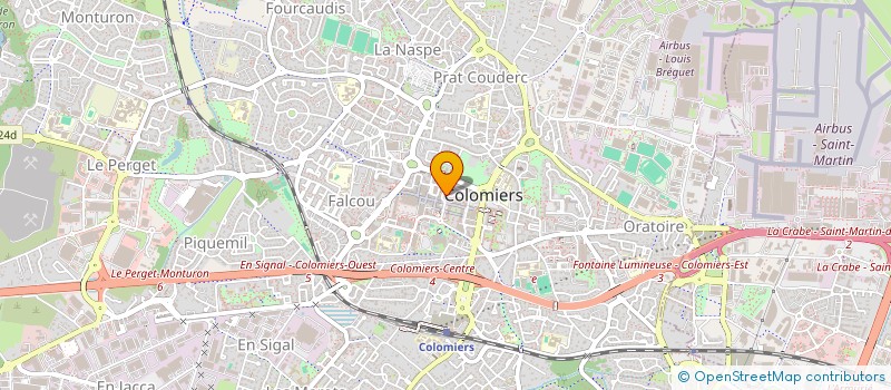 localisation de l'entreprise B.K RENOVATION à COLOMIERS
