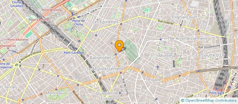 localisation de l'entreprise B.K.T. PRODUCTION  PARIS