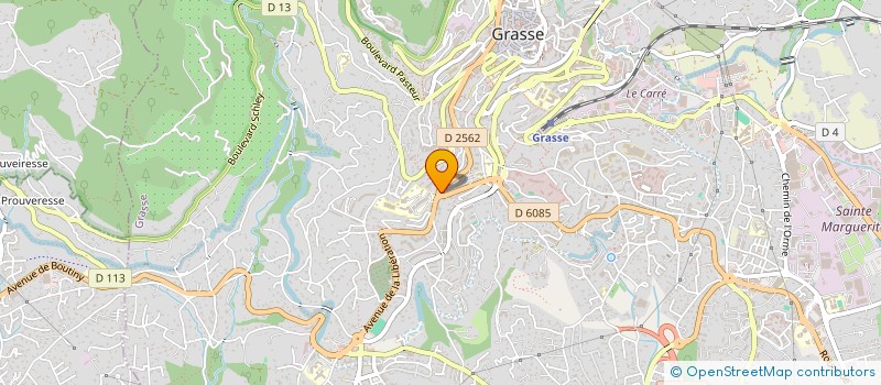 localisation de l'entreprise B & KA PIZZAS à GRASSE