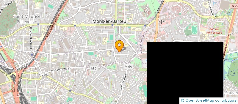 localisation de l'entreprise B-KAB  MONS-EN-BARUL