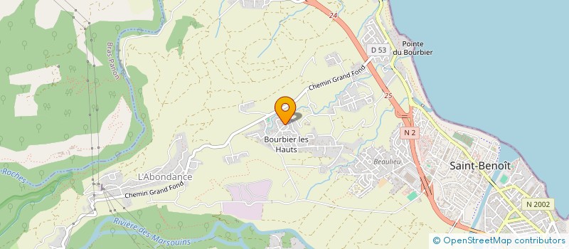 localisation de l'entreprise B'KOZ  SAINT-BENOIT