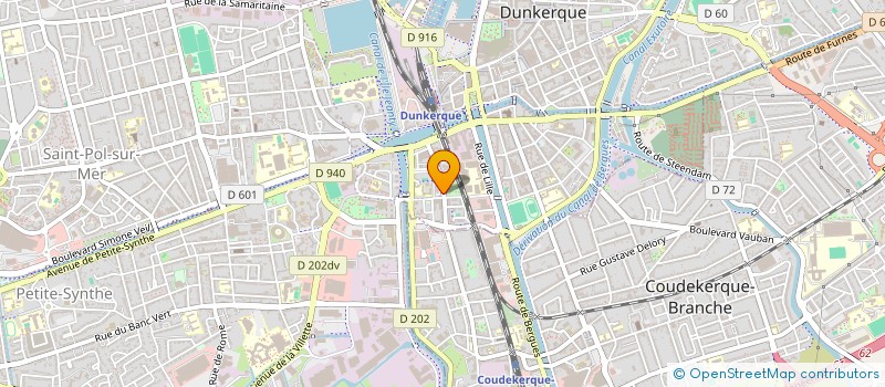 localisation de l'entreprise B.L. à DUNKERQUE