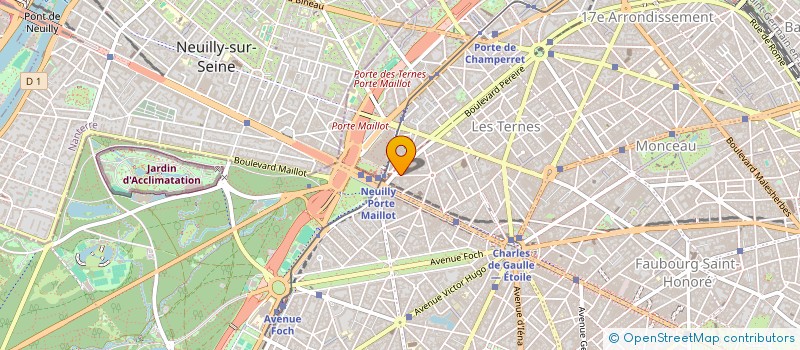 localisation de l'entreprise B.L.  PARIS