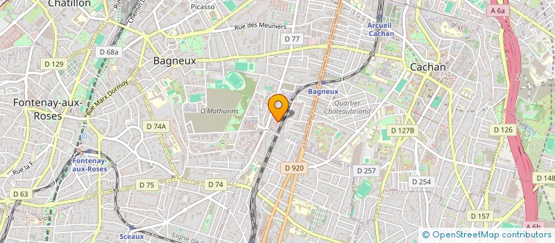 localisation de l'entreprise B.L à BAGNEUX
