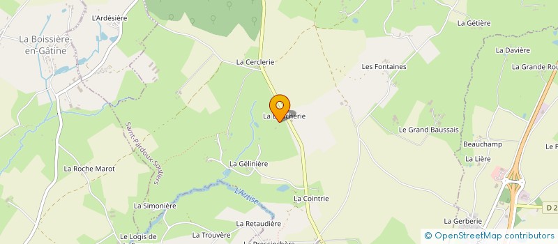 localisation de l'entreprise B&L  SAINT-PARDOUX-SOUTIERS