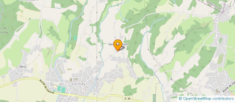 localisation de l'entreprise B&L  LUZINAY