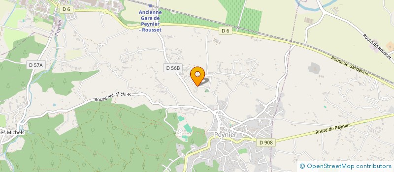 localisation de l'entreprise B.L.A.C.  PEYNIER