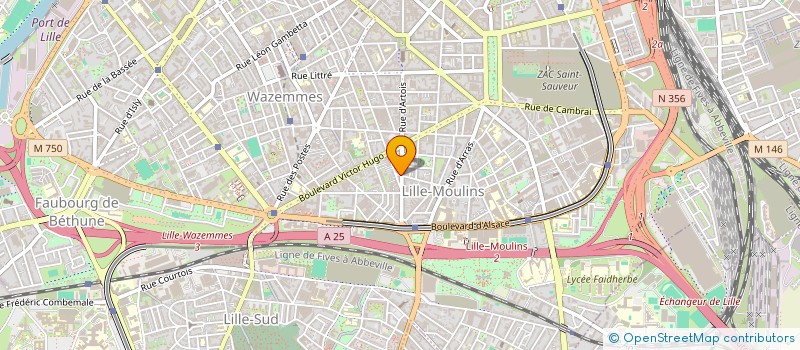 localisation de l'entreprise B & L BARBER  LILLE